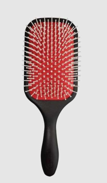 Denman Hajkefe D83 Black Red Pad Műanyag Sörterésszel