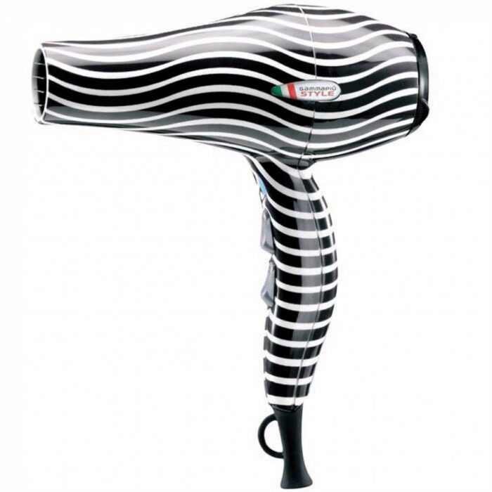 Gamma Piú Hajszárító Style '08/10 Zebra mintás