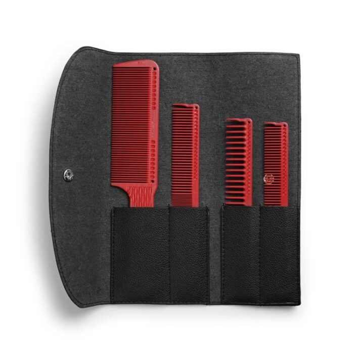 JRL J001 7126 Barber Fésű készlet 4 darabos