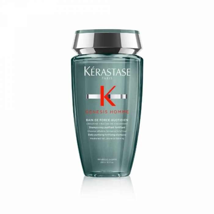 Kérastase Genesis Homme BAIN DE FORCE QUOTIDIEN Sampon  Elvékonyodásra hajlamos hajra 250ml