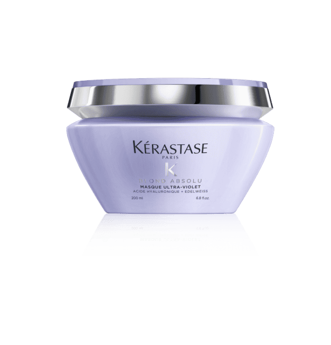 Kérastase Blond Absolu MASQUE ULTRA-VIOLET Hamvasító pakolás szőkített, melírozott hajra 200ml