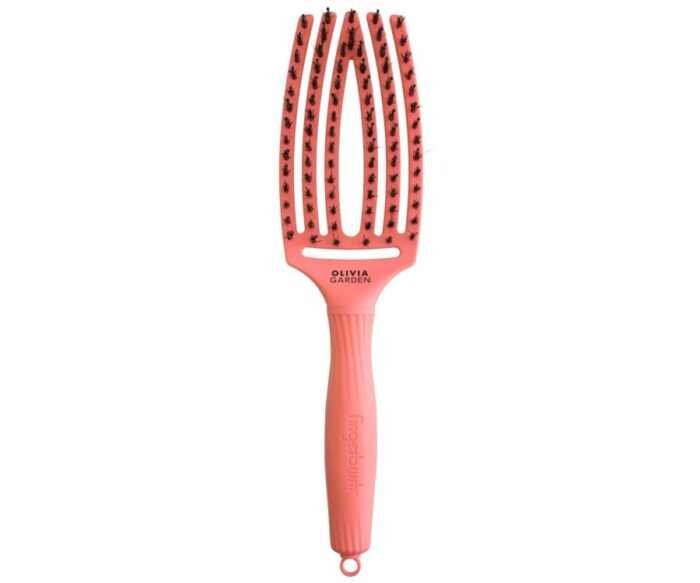 Olivia Garden Hajkefe Fingerbrush Combo M Radiant Peach