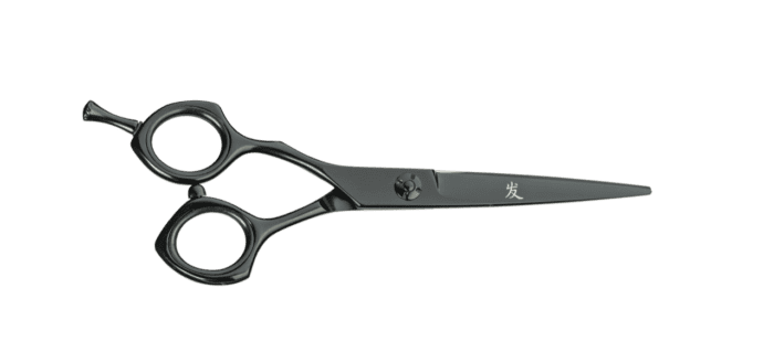 Yasakhi CK 34BL 6.0" Offset Balkezes Fekete Hajvágó Olló
