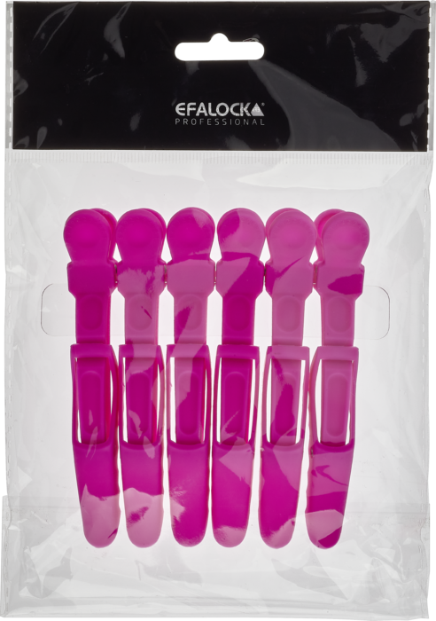 Efalock Csipesz Szett Cápa Pink 6 darabos 14102470