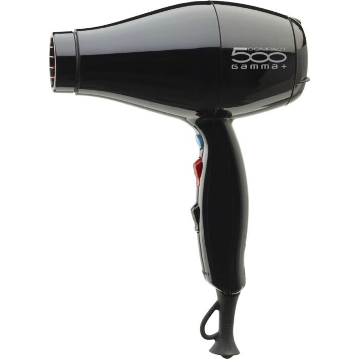 Gamma Piú Hajszárító 500 Compact Light Fekete Fényes