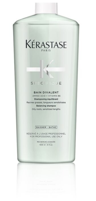 Kérastase Spécifique BAIN DIVALENT Sampon Zsíros hajtőre és igénybevett hajhosszra 1000ml