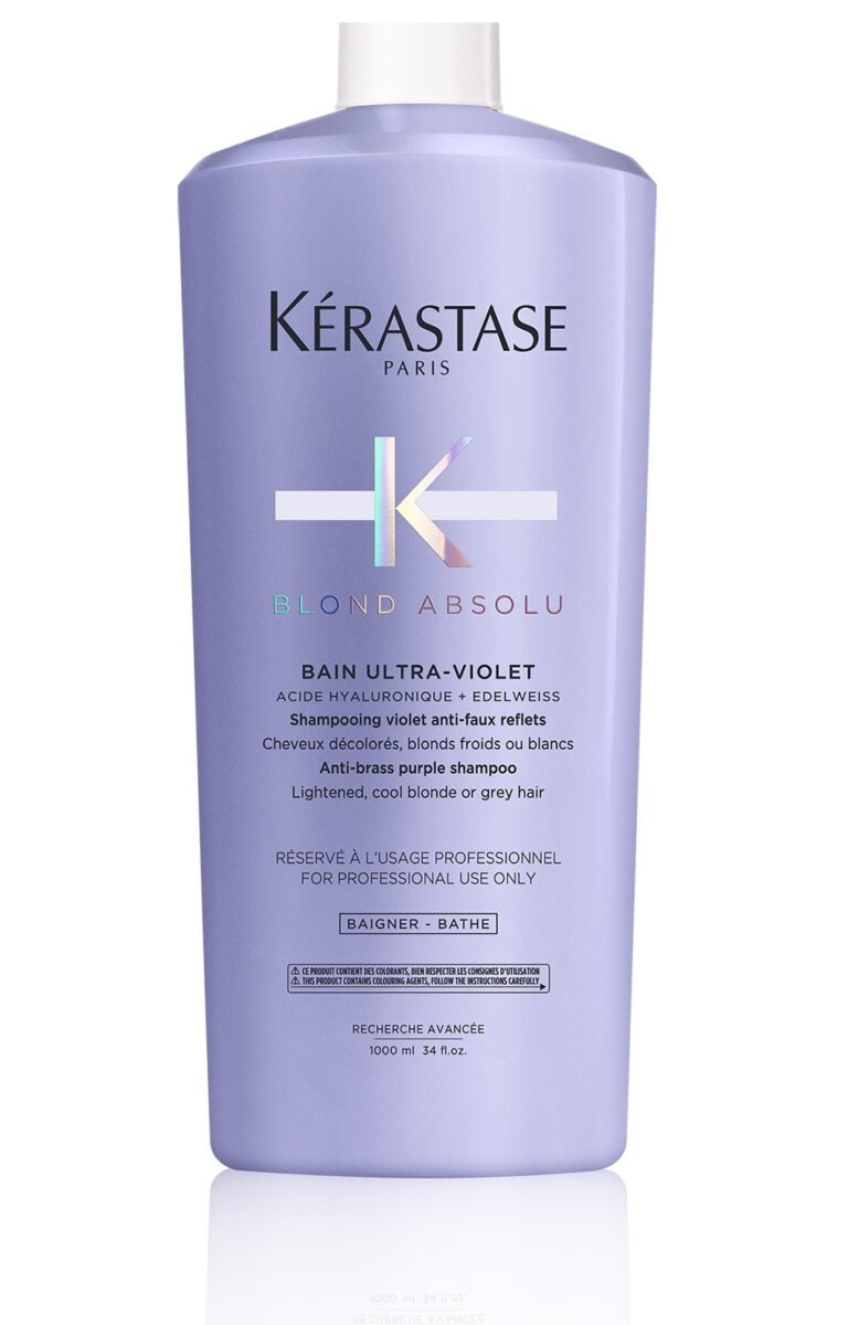 Kérastase Blond Absolu BAIN ULTRA-VIOLET  Sárgás árnyalatot semlegesítő sampon 1000ml
