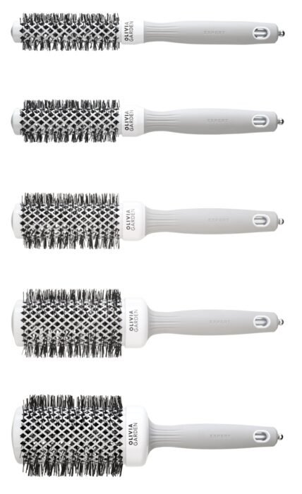 Olivia Garden Expert Blowout Shine White & Grey 5 darabos Hajkefe Szett