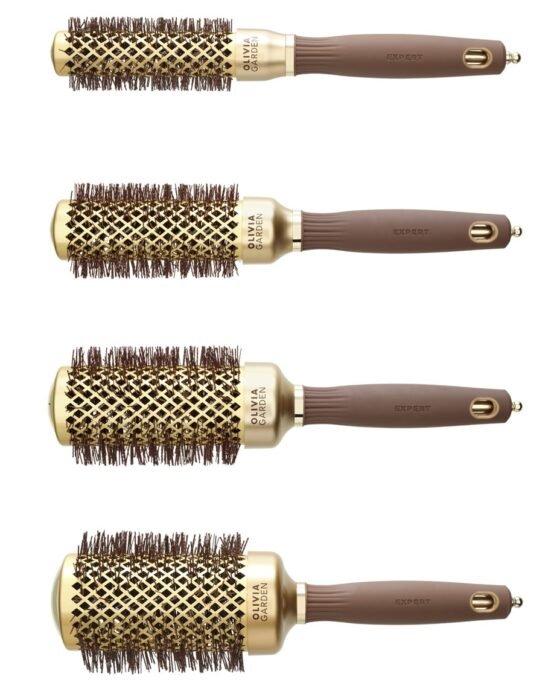 Olivia Garden Expert Blowout Shine Gold & Brown 4 darabos Hajkefe Szett