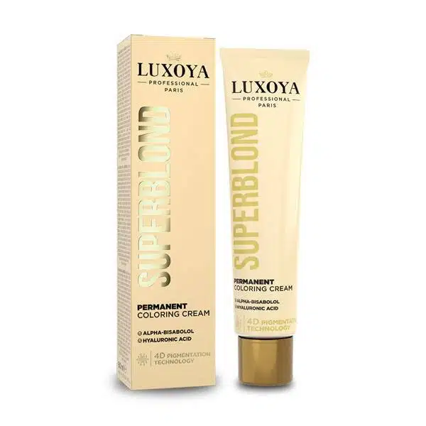 LUXOYA SUPERBLOND - Professzionális Szuperintenzív világosító ápoló krémhajfesték 60ml