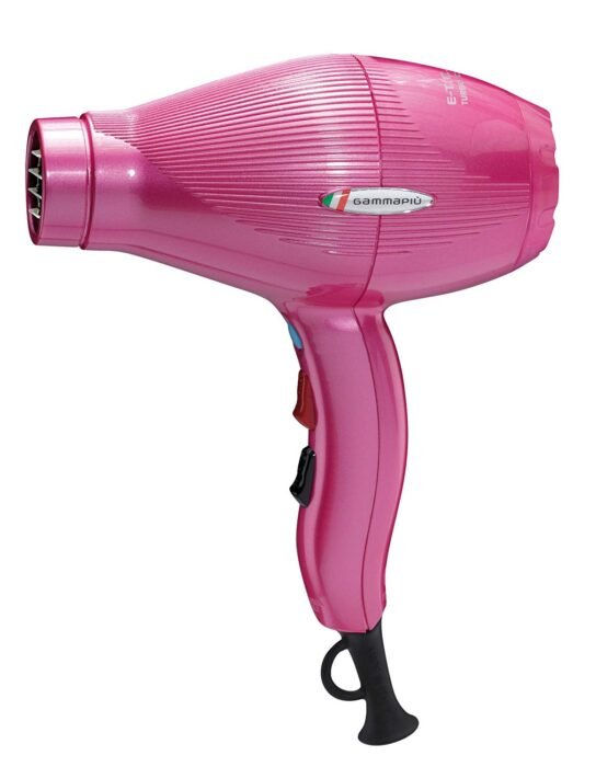 Gamma Piú Hajszárító E-T.C. Light Turbo Compressor Tormalionic Rosa/Pink Fényes