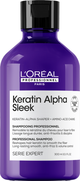 L’Oréal Professionnel Serie Expert Keratin Alpha Sleek Hajsimító Sampon 300ml