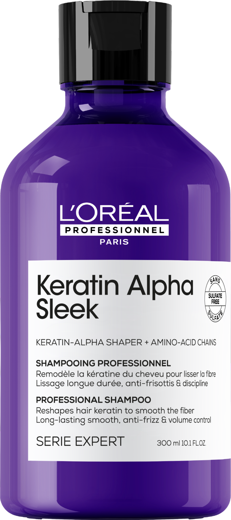 L’Oréal Professionnel Serie Expert Keratin Alpha Sleek Hajsimító Sampon 300ml