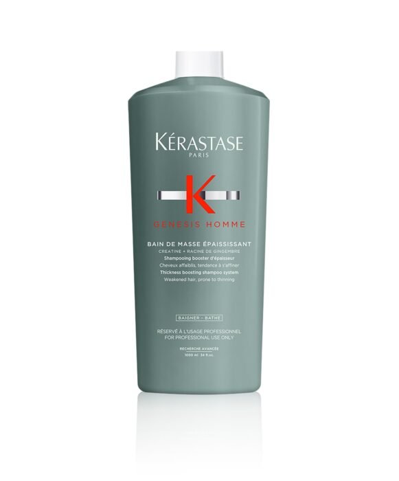 Kérastase Genesis Homme BAIN DE MASSE ÉPAISSISSANT Hajvastagság növelő sampon 1000ml