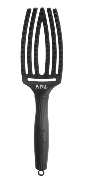Olivia Garden Hajkefe Fingerbrush Combo M Full Black
