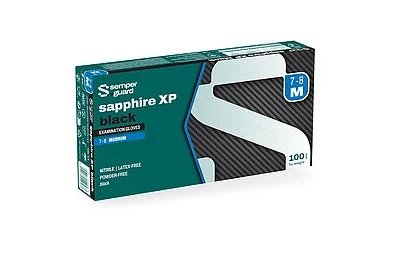 Se Kesztyű Sapphire XP Black 100 db-os S