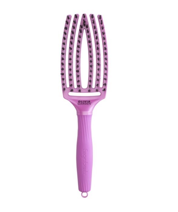 Olivia Garden Hajkefe Fingerbrush Combo M Beyond Pink