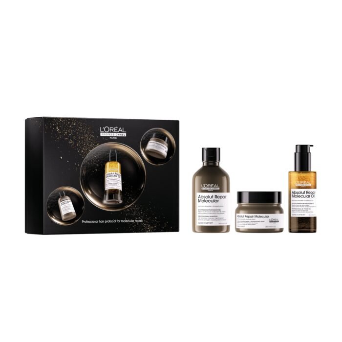 L’Oréal Professionnel Serie Expert Absolut Repair Molecular Ajándékszett Trio